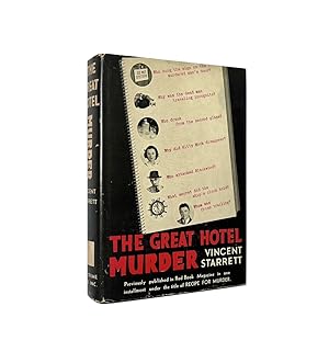 The Great Hotel Murder Signed Vincent Starrett