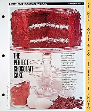 McCall's Cooking School Recipe Card: Cakes, Cookies 1 - Perfect Chocolate Cake : Replacement McCa...