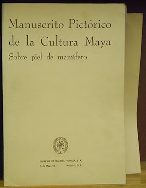 Manuscrito Pictorico de la Cultura Maya Sobre piel de mamifero