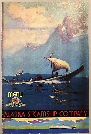 Dinner Menu for May 26, 1942 - Alaska Line S. S. Aleutian Featuring Sydney Laurence Cover Art
