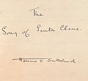 Howard Vigne Sutherland Manuscript--"Song of Santa Claus"