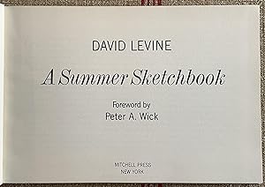 A Summer Sketchbook.