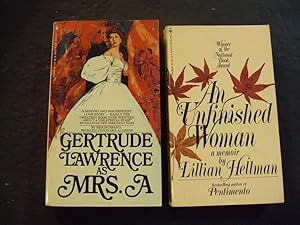 2 PBs An Unfinished Woman By Lillian Hellman; Gertrude Lawrence As Mrs. A