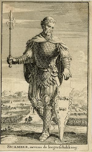 Antique Print-History-sicamber-Gelderland-Anonymous-1714