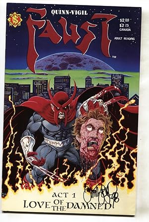 Faust #1 1989 signed by Tim Vigil-Rebel - First issue - comic book