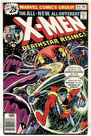 X-MEN #99--comic book--MARVEL--1976--Signed--VF-
