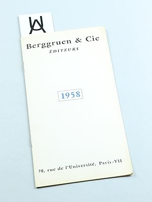 [Verlagsprogramm 1958].