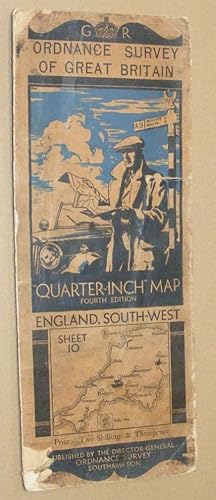 England, South-West. Quarter-inch Map Sheet, Fourth Edition, Sheet 10.
