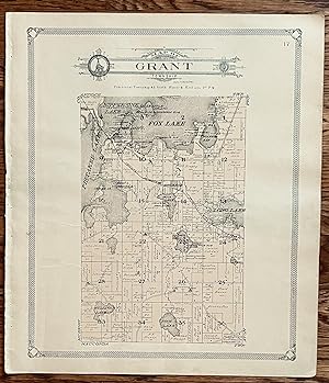 Map of Grant Township Lake County Illinois Standard Atlas