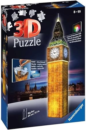 RAVENSBURGER SP 3D Puzzle Bauwerke Big Ben bei Nacht