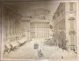 Fotografia originale Genova Piazza Fontane Marose, Alfredo Noack