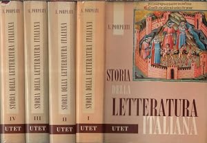 Storia della letteratura italiana Vol. I, II, III, IV