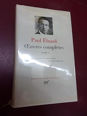 Oeuvres complètes. Tome I.