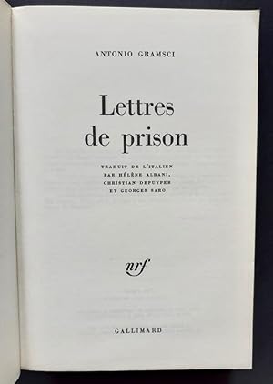 Lettres de prison -