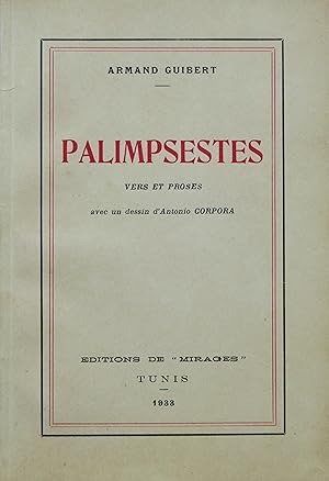 Palimpsestes, vers et proses