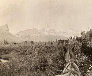 [Michigan][Canada]Outstanding Vernacular Photo Album Circa 1900 Canadian Rockies Plus Monroe, Mic...