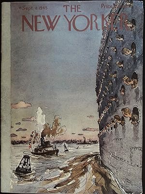 The New Yorker Magazine September 8, 1945 Alan Dunn Homecoming, Rawlings