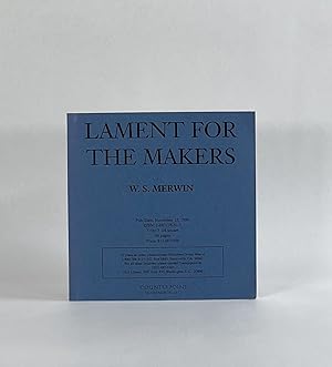LAMENT FOR THE MAKERS (Uncorrected Proof)