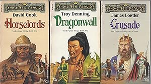 Complete Empires Trilogy (Forgotten Realms): Horselords, Dragonwall, Crusade (first printings).