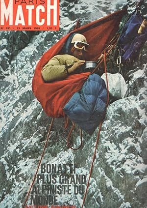 Revista Paris Match num. 831: Bonatti plus grand alpiniste du monde - Exclusif: Son recit ses pho...