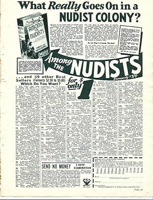 LAMINA 34366: Publicidad de Among the Nudists