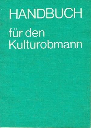 Handbuch für den Kulturobmann