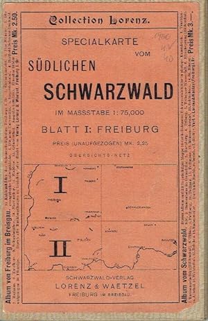 Specialkarte vom südlichen Schwarzwald, Blatt 1: Freiburg