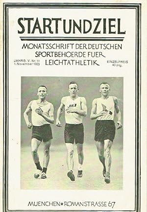Start und Ziel Monatsschrift der Deutschen Sportbehörde für Leichtathletik