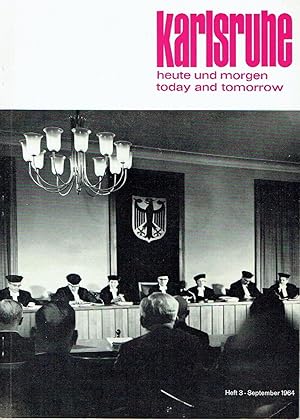 Karlsruhe heute und morgen 1964 Heft 3 Vierteljahresschrift für das kulturelle und wirtschaftlich...