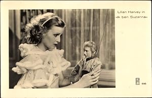 Ansichtskarte / Postkarte Schauspielerin Lilian Harvey, Ik ben Suzanna, Filmszene, Marionette, Po...