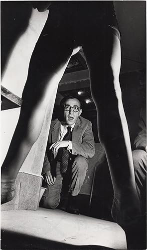 Original photograph of Woody Allen at the Crazy Horse Cabaret in Paris, circa 1965