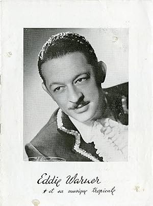 "Eddie WARNER" Programme original 1953 (Photo VANDAMME)