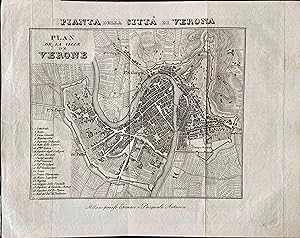Pianta della città di Verona / Plan de la ville de Verone