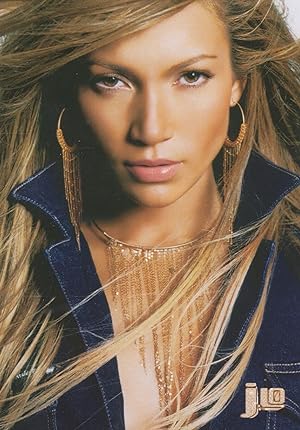 Jennifer Lopez RnB CD Launch Advertising Postcard
