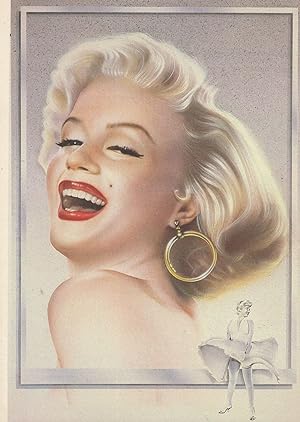 Marilyn Monroe Laughing Stunning Portrait Postcard