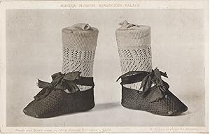 King Edward VII Boots Shoes Socks Royalty Antique Postcard