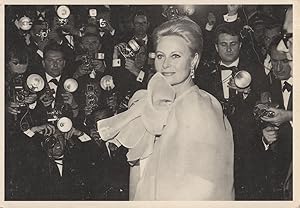 Leo Mirkine Michele Morgan Cannes Film Festival 1967 Postcard