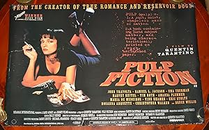 ORIGINAL POSTER. Pulp Fiction Original 1994 Quad Movie Poster