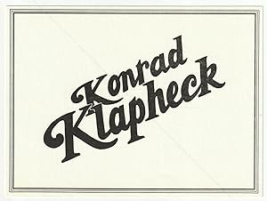 Konrad KLAPHECK.