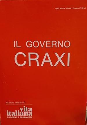 Il governo Craxi