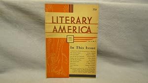 Literary America. Vol 2 No 4 April 1935 Galleon Press. Huxley, Caldwell, Cowdrey et al.