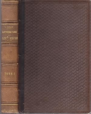 Etudes sur la littérature française au 19ème siècle. tome 1: Madame de Staël et Chateaubriand.