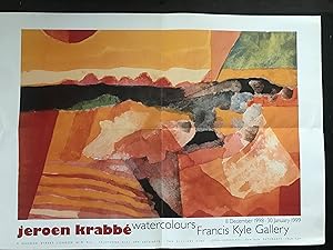 Jeroen Krabbe Watercolours (exhibition poster)