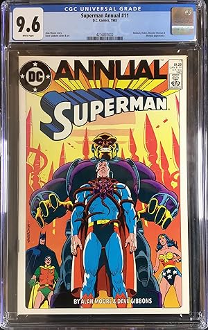 SUPERMAN ANNUAL No. 11 (1985) CGC Graded 9.6 (NM+)