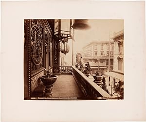 3002 BALCONY OF THE CHINESE RESTAURANT, DUPONT STREET, SAN FRANCISCO [caption title]. [with:] 300...