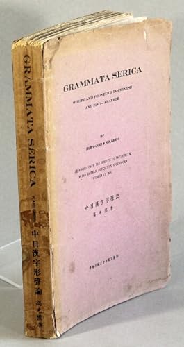 Grammata Serica: script and phonetics in Chinese and Sino-Japanese
