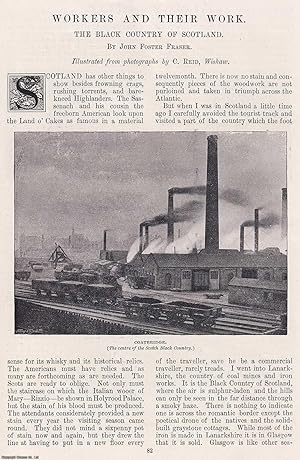 The Black Country of Scotland. Coatbridge Steel Industry. Workers and Their Work. Illustrated fro...