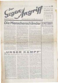DER GEGEN-ANGRIFF - Antifaschistische Wochenschrift.- III. jahrgang, Nr. 32, 10. August 1935