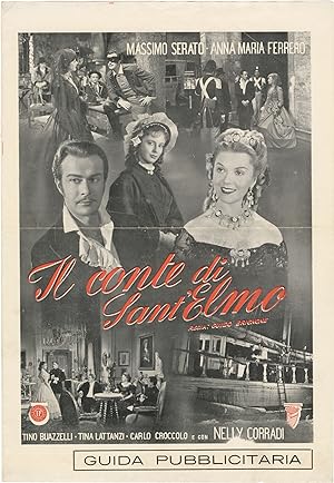 The Count of Saint Elmo [Il conte di Sant'Elmo] (Original pressbook for the 1951 film)