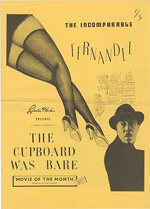 The Cupboard was Bare [L'Armoire volante] (Original pressbook for the 1948 French film)